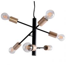 Pendel Hänge Leuchte Arbeits Zimmer Decken Lampe gold schwenkbar Briloner 4856-065