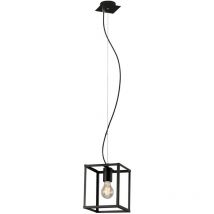 Pendelleuchte Pendellampe 1-flammig Hängelampe Black Steel 1x E27 40W Briloner