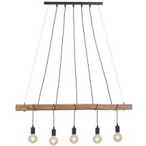 Vintage Pendel Decken Leuchte Holz Balken Hänge Lampe Wohn Zimmer Strahler Leuchten Direkt 15515-18