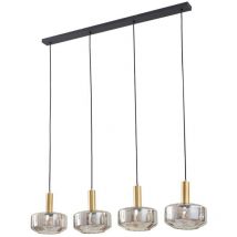 Pendelleuchte 'Hildur' aus Glas für Wohnzimmer & Esszimmer von Lindby