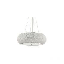 Ideal Lux Pendelleuchte Pasha – 14 Lichter – Chrom – 41-120 cm – 20W – 65 cm Durchmesser – 40 W pro Licht