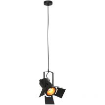 Mexlite - hängeleuchte - Carree - schwarz - metall - E27 - 3379ZW