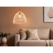 Pendelleuchte rike 1-flammig Korbgeflecht aus Rattan, ø 35cm