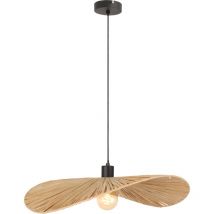 Toolight Pendelleuchte APP1826-1CP – Schwarz/Braun – 165 cm – 600 mm – 600 mm – E27 – 60W