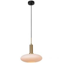 Singala - Pendelleuchten - ø 30 cm - 1xE27 - Mattes Gold / Messing - Lucide