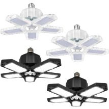 Highsam - Pendelleuchten & Hängelampen Leichte verformbare Garagen-Deckenleuchte für Heimlager-Werkstattlampe Klappbare Verformungslampe - 1PC Schwarz