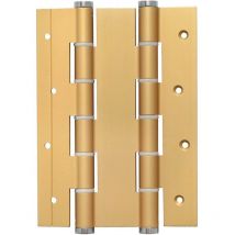 Pendeltürband doppelt wirkend, Rollen ø 16 mm, Höhe 180 mm, Alu gold eloxiert