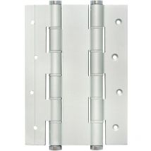 Pendeltürband doppelt wirkend, Rollen ø 16 mm, Höhe 180 mm, silber eloxiert