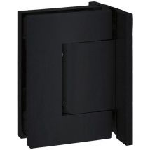 Colcom - Pendeltürband Biloba 8910 Glastürband für Glaswand 8-13,52mm - hydraulisches Band mit Nulllageneinstellung, Edelstahl schwarz matt