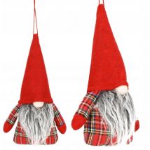 Springos - pendente albero di natale gnomo appeso ornamento per albero di natale 21cm gnomo pallina