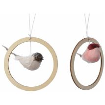 Uccello Decorativo Colori Assortiti