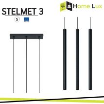 Pendente in Metallo Nero – Lampada da Soffitto G9 – 300x50x900mm – Acciaio – IP20