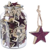 Pendentif Étoile Rouge Velouté