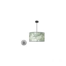 Fabrilamp - Pendentif Fashion 3xe27 Feuille Noir/Vert Regx50x50cm C/diffuseur