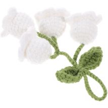 Pendentif muguet crochet petit crochet fleur pendentif tricoté accessoires de rétroviseur de voiture pendentif de rétroviseur de voiture