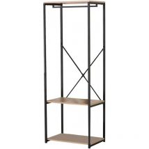 Calicosy - Penderie Avec 2 Étagères Colorado Five