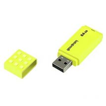 goodram GoodRam UME2-0640Y0R1 - 64 Go - USB Type-A - 2.0 - 60 Mo/s - Sans capuchon - Jaune (UME2-0640Y0R11)