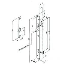 Opera - Electroverrou prima op à émission axe 25mm OP55038.25