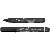 Pennarello colorato indelebile Pica punta tonda vari colori stancil marker colore: nero