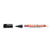 Pennarello indelebile 404 linea nera 0,75mm punta tonda Edding Per 10)