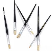 Pennelli Per Ritocchi In Pura Setola Candeggiata Diametro Setola 7 Mm