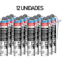 Penosil - EasyPega. Espuma adhesiva. Caja de 12 Unidades Para la fijación de una amplia variedad de materiales de construcción.