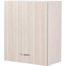 Pensile da Cucina Armadio Sospeso da Parete Anta Singola in Legno Colore Olmo