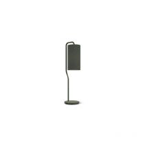Belid - Pensile Lampe de table avec abat-jour rond vert bouteille, interrupteur sur cordon 1x E27