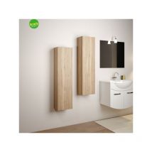 Pensile multiuso Mobo Hope in mdf larice olmo cm l30 x p19 x h120