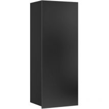 Pensile Providence B126, Nero + Nero lucido, 117x45cm, Il numero di porte: 032cm, Truciolare laminato