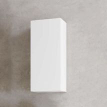 Liberoshopping - Pensile sospeso singolo 30x22xH71 cube con anta reversibile Bianco Lucido