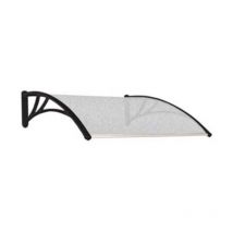 Pensilina in policarbonato alveolare trasparente - cm.125x80x23h. 1 pezzi Vette