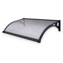 Magazzini Cosma - Pensilina tettoia da esterno in abs per porte e finestre Gripau alveolare - P98xL145 cm