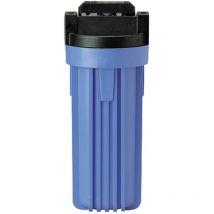 Pentair - Alloggiamento Con Valvola Integrata - Contenitore filtro Acqua - Per Cartucce Standard 10'' - Nero/Blu 3/4'' i/o - Con Rilascio Di Pressione