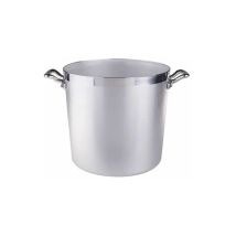 Pentola Cilindrica 20 cm 2 Manici in Alluminio Puro 99% – Resistenza e Conduzione Ottimali – AGNELLI