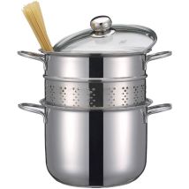 Pastaiola Easy In Acciaio Inox 18/10 - Cm.20 - Diametro: Ø Cm 22