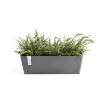 Pentola Rettangolare Bruges 65 New Grey - 65 x 17 x h. 17 cm - 13,5 l Ecopots