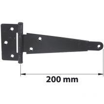 Afbat Penture anglaise axe composite l. 200 mm acier noir mat