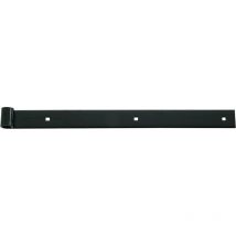 Penture droite acier phorétique noir longueur 600 mm - torbel