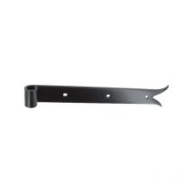 Penture droite - Queue de carpe - Hauteur : 40mm x épaisseur : 6 mm Ø 14 L.600MM
