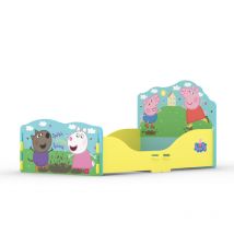 Kidsaw - Peppa Pig Toddler Bed - MDF/Wood - L141 x W78.1 x H64.5 cm