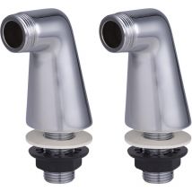 Comptoir De Picardie - Columnitas para bañera luxe quick plomberie - M1/2 M3/4 cromado x2 unidades