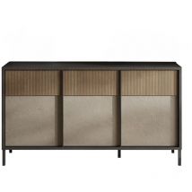 Veriaffari.it - Pequeño aparador 3 puertas y 2 estantes L156 cm - everest