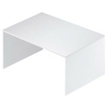 Sarmog - Pequeño escritorio de madera Ash White 120x73x h73 cm