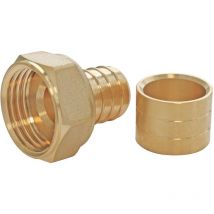 Somatherm For You - Raccord à glissement pour per Ø16- Ecrou tournant 15/21 (1/2')- Sachet 10 pièces