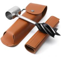 Perceuse à main pour le travail du bois, tariere manuelle pour camping, Bushcraft et randonnée en plein air
