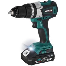 Vatton - Perceuse À Percussion Sans Balais 20v 1 Batterie 2,0ah