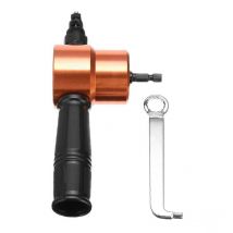 Start - Perceuse grignoteuse double tête Tôle grignoteuse méchage avec mandrin Clé Pièces orange de coupe Force de Provide Surface
