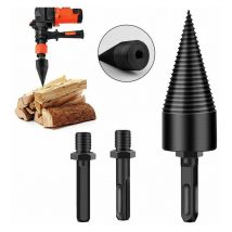 Dazzler - Perceuse à main à poignée hexagonale de 42 mm 1 tige carrée 1 tige ronde 1 tige hexagonale 1 1 affûteuse à bois à cône fendu durable