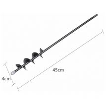 Perceuse, perceuse de sol pour l'installation de clôtures, perceuse à main, petite perceuse à barre de torsion, accessoires de jardin, ameublissement